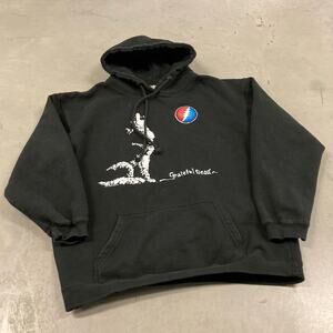 vintage 1996 grateful dead wolf howling hoodie